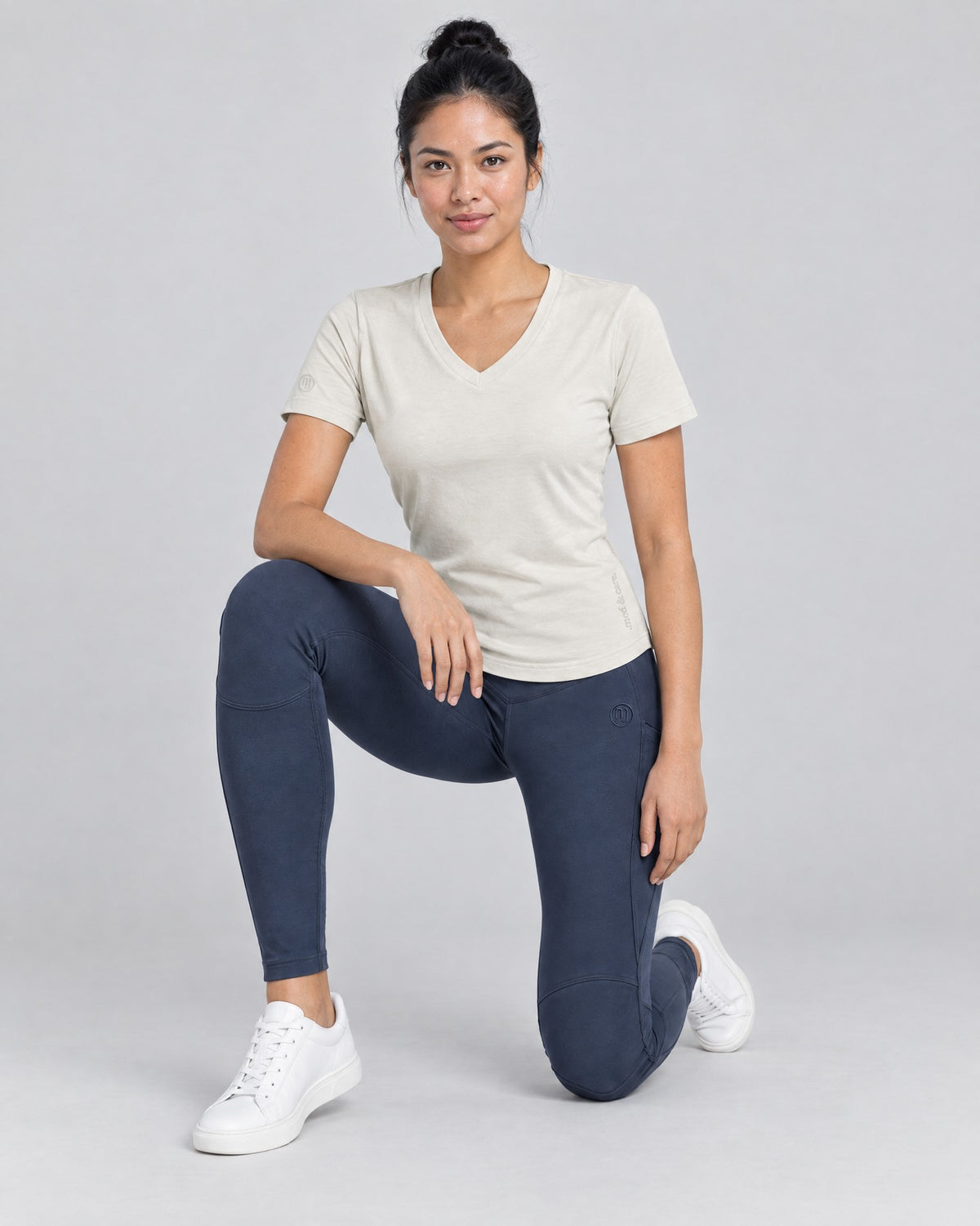 Leggings Damen – NJ 32 – Navy Blue – Modelbild