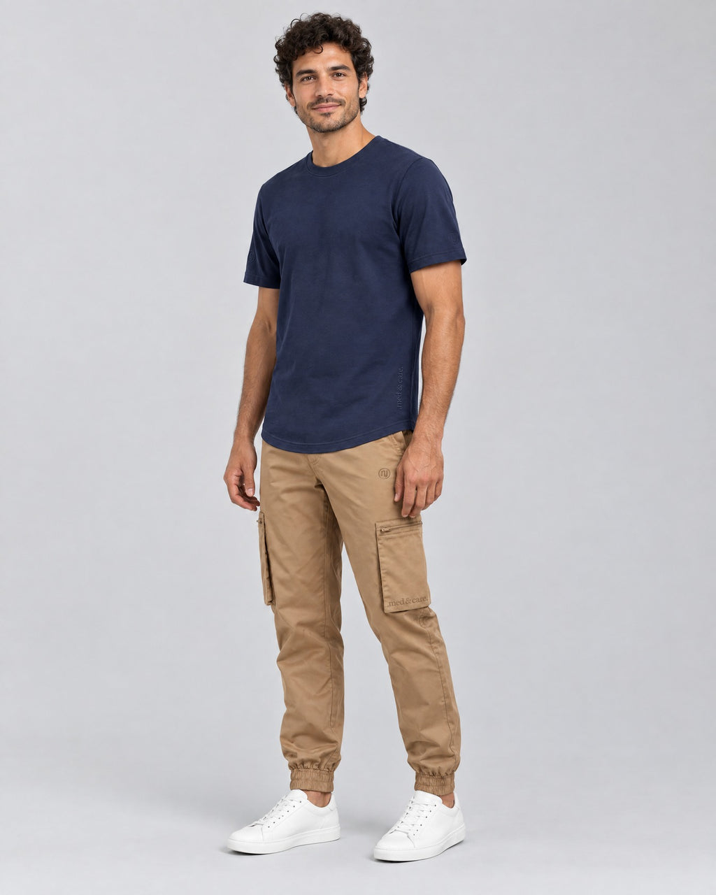 T-Shirt Herren – NJ 12 – Navy Blue – Modelbild