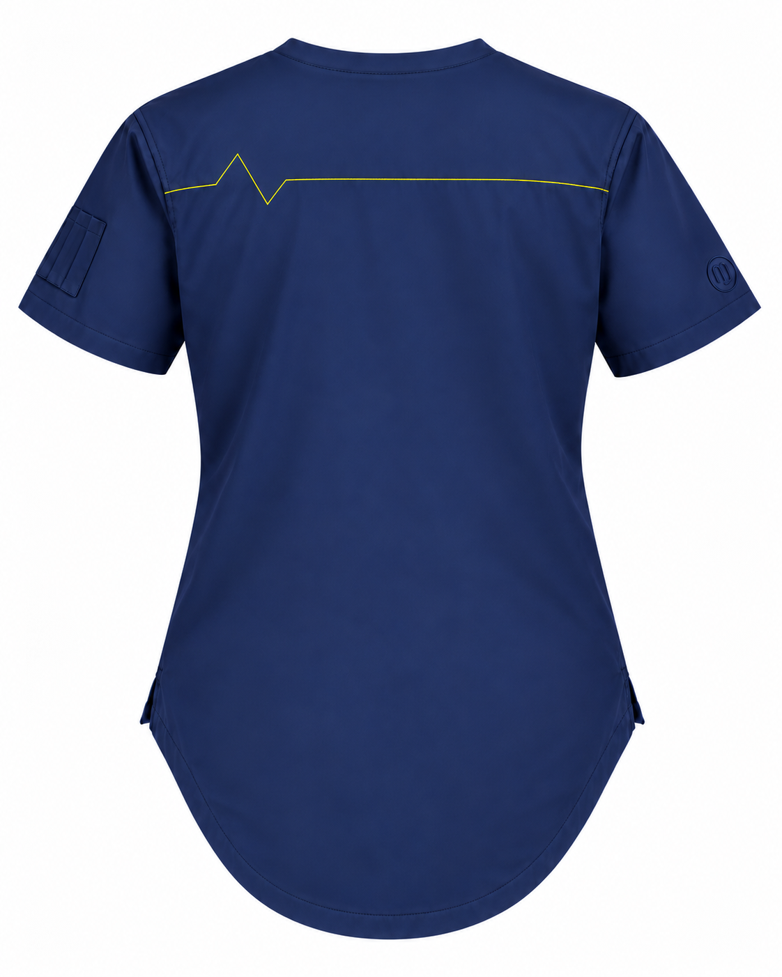 Kasack Damen – NJ 02 – Navy Blue – Rückansicht – Lang