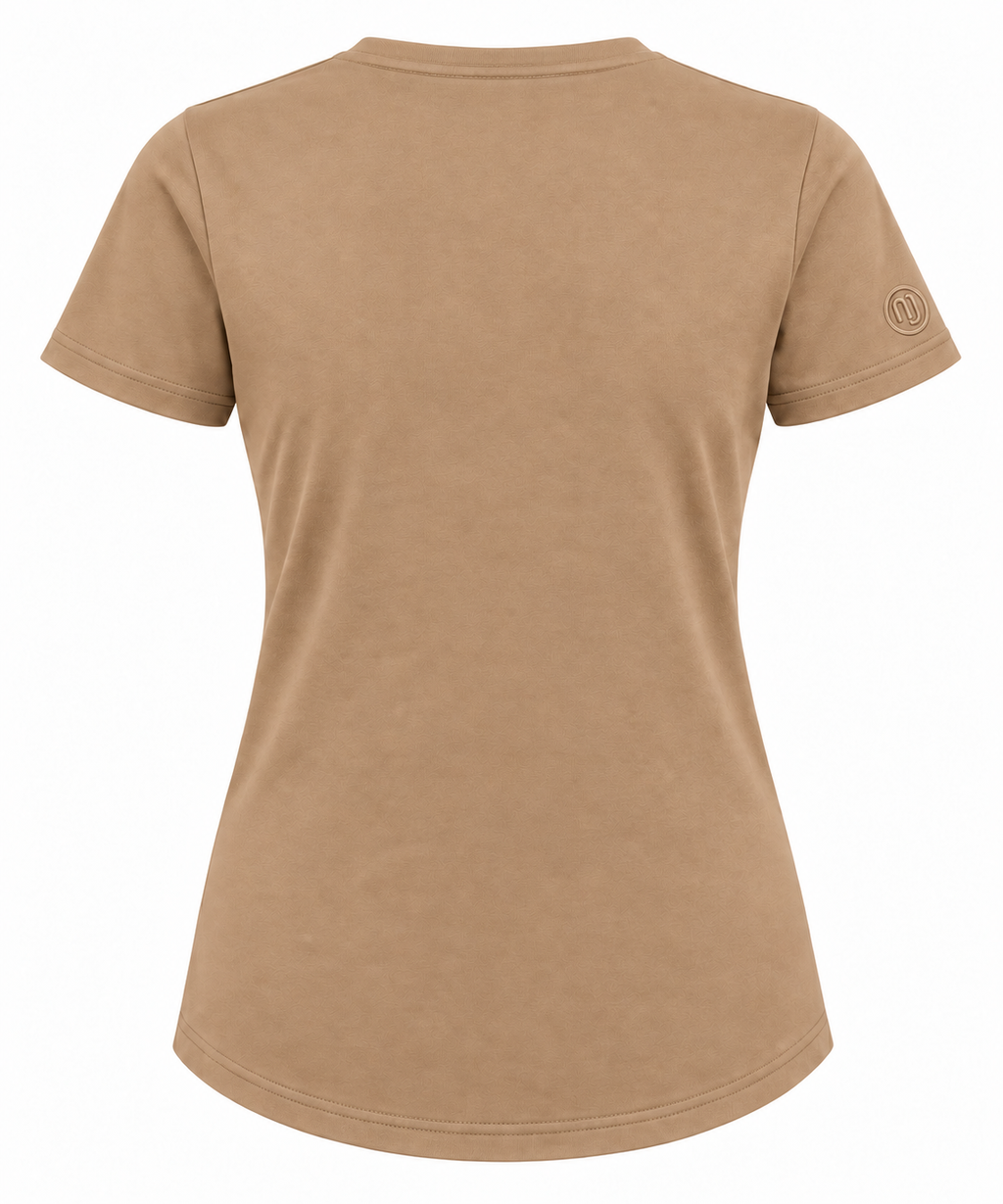 T-Shirt Damen – NJ 13 – Sand – Rückansicht
