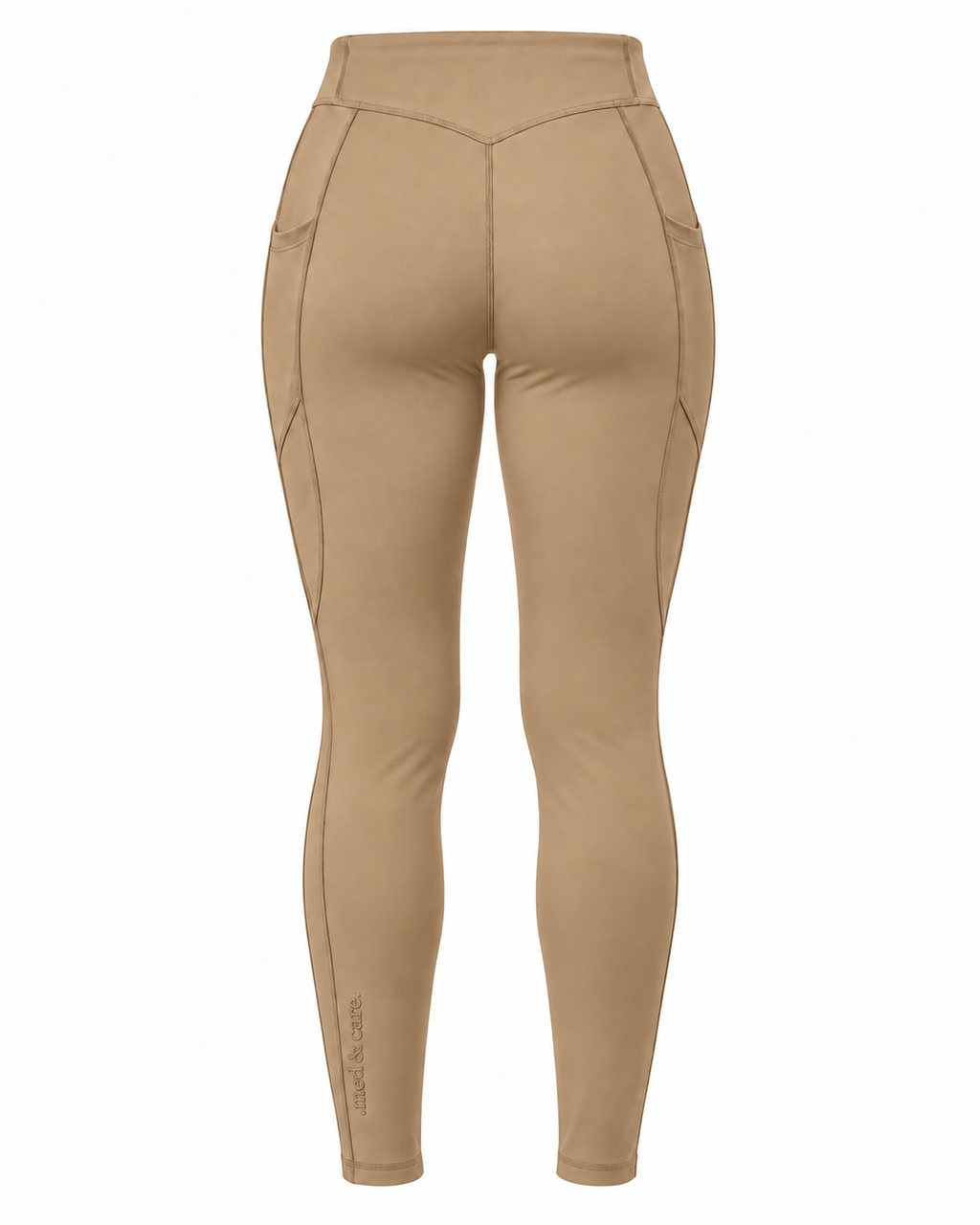 Leggings Damen – NJ 32 – Sand – Rückansicht