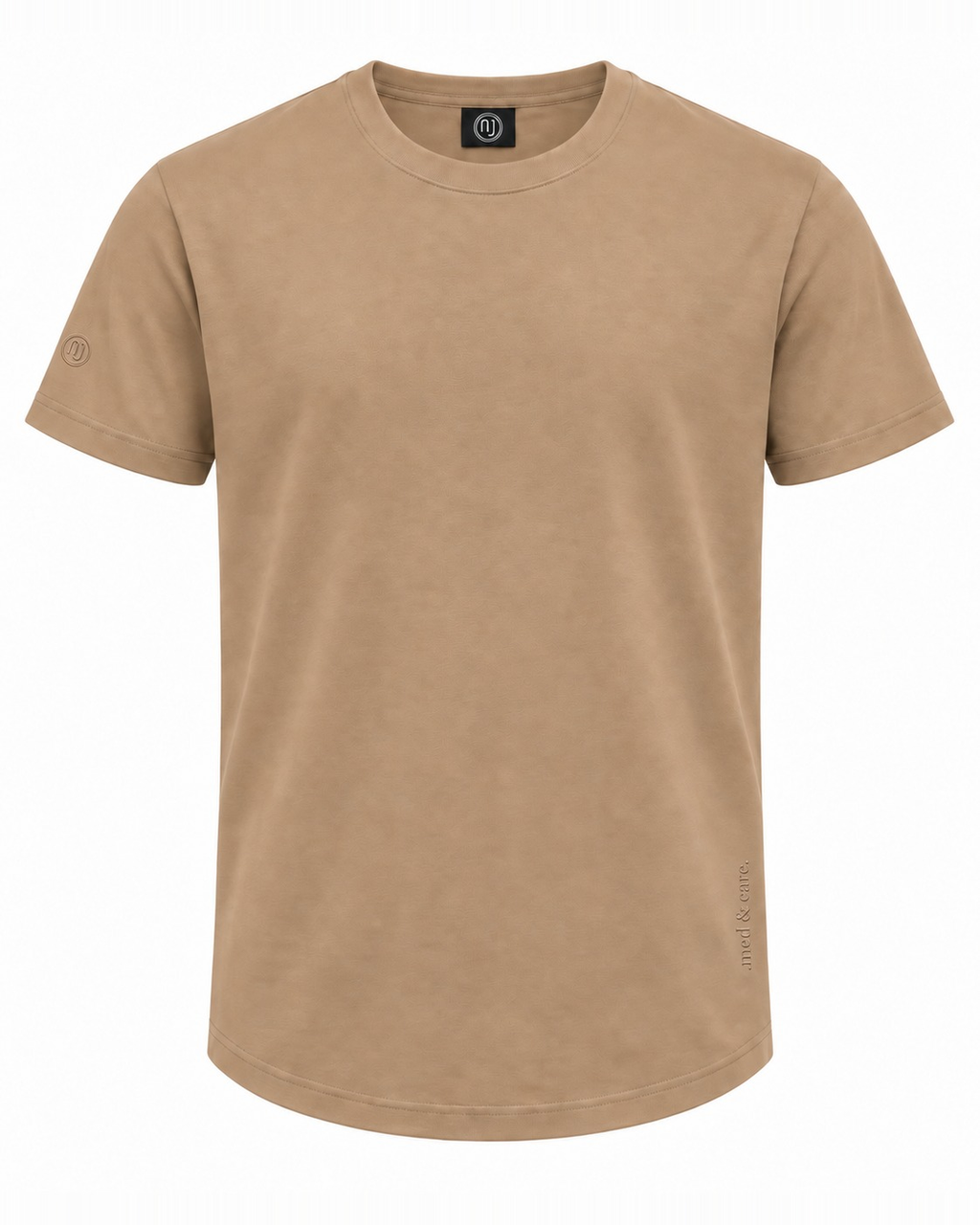 T-Shirt Herren – NJ 12 – Sand – Vorderansicht