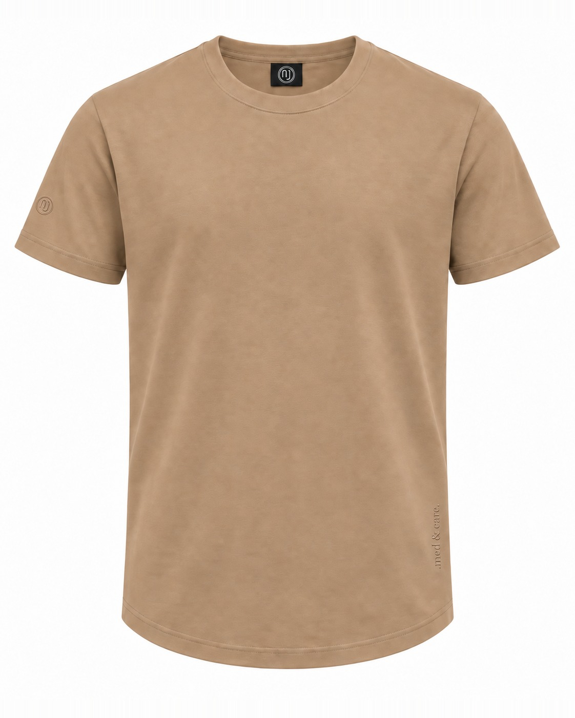 T-Shirt Herren – NJ 12 – Sand – Vorderansicht