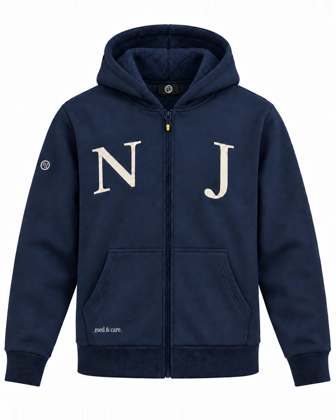 Zipper-Jacke Herren – NJ 20 – Navy Blue – Vorderansicht